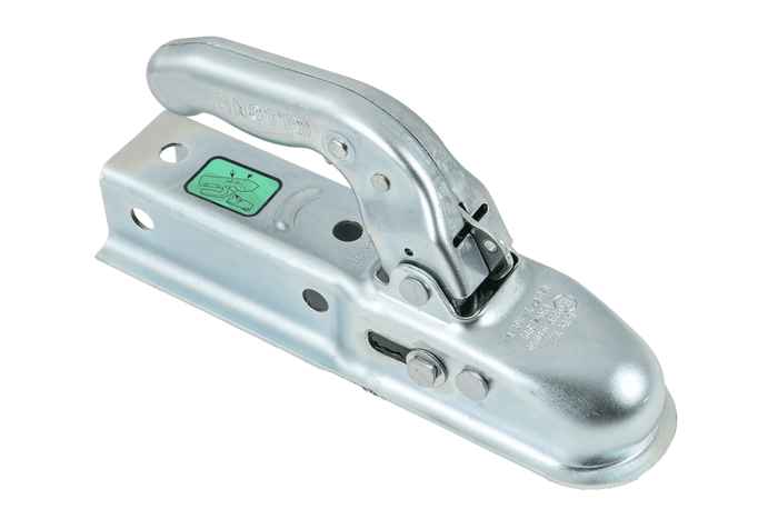 Attelage à boule KNOTT K7.5-G pour remorque 750 kg avec timon carré de 45 mm