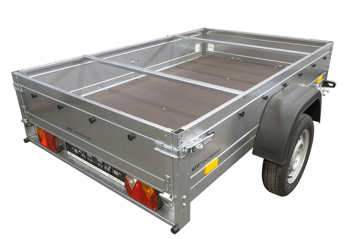 Châssis plat H-0 pour bâche de protection pour remorque UNITRAILER GARDEN TRAILER 201 KIPP