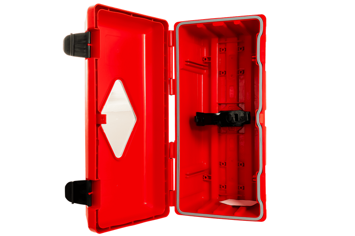 Boîte, caisse extincteur 6kg DAKEN 82070 ADAMANT 611x310x247mm rouge