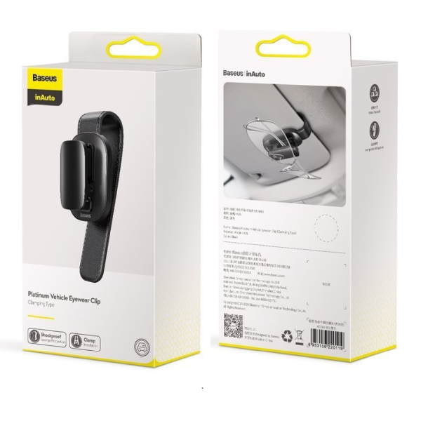 Support de voiture BASEUS Platinum pour lunettes et documents