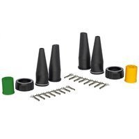 Jeu : 2x connecteur à baïonnette ASPÖCK 8 broches pour feux arrière 