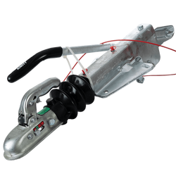 Dispositif de dépassement KNOTT KF17A avec attelage K20B pour remorque de 1700kg avec timon en V