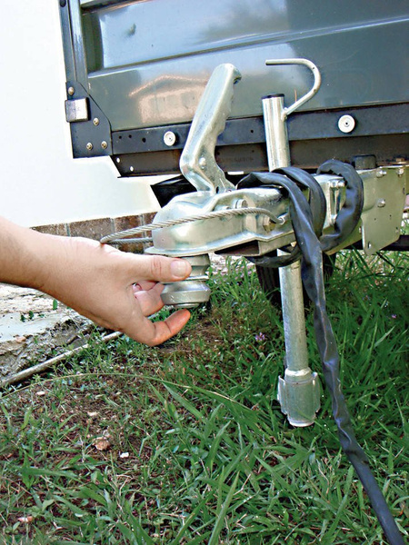 Boule antivol pour tête d'attelage 50 mm