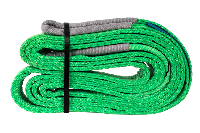 Sangle, élingue de levage HEFFA 4 m/60 mm/2 t avec boucles