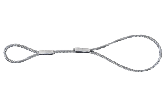 Câble de sécurité EFMETAL pour remorques non freinées 250 mm 250 kg