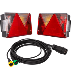 Feux arrière ASPÖCK MULTIPOINT IV + faisceau MANTES 5 m 7 broches