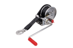 Treuil manuel pour remorque dépanneuse AL-KO 900kg avec courroie de 7m, frein et déroulement automatique