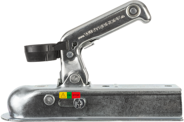 Attelage à boule WINTERHOFF WW8-E pour remorque 800kg avec timon carré 50mm