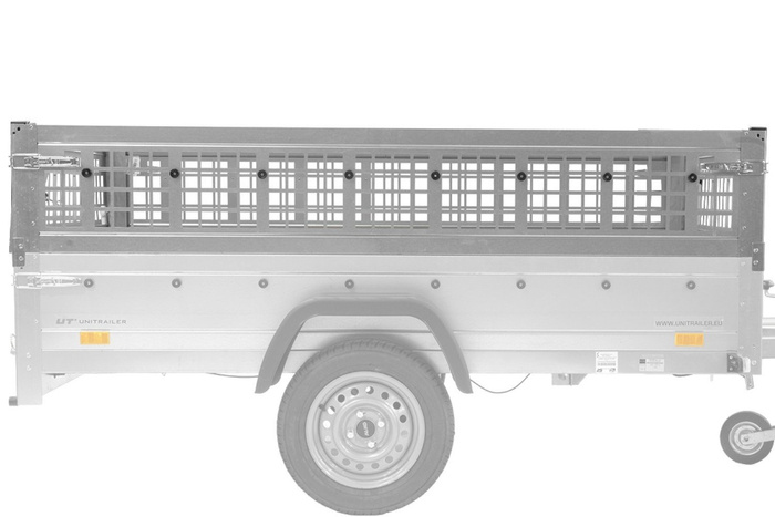 CÔTÉS GRILLAGÉS Unitrailer GARDEN TRAILER 201 KIPP