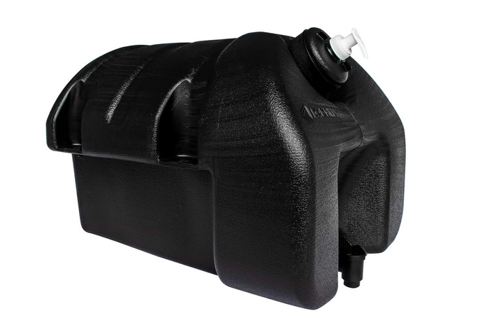 Réservoir d'eau LOKHEN 30l pour remorque de dépanneuse de bus + distributeur de savon et poignées