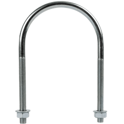 Boulon en U rond M8 avec écrous et rondelles 77/136