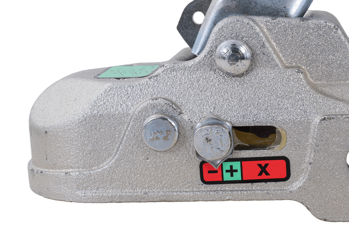 Attelage à boule KNOTT K35-C pour remorque de 3 500 kg avec timon tubulaire de 60 mm, en fonte 