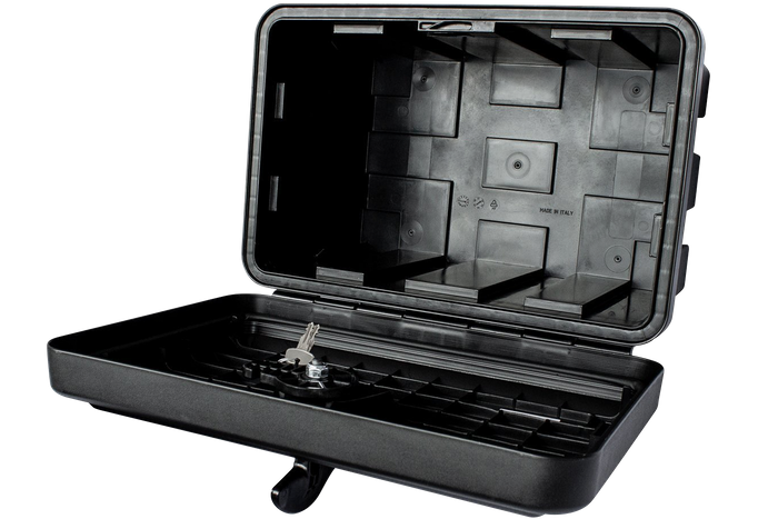 Boîte, coffre à outils DAKEN 81100 JUST 500x350x300mm 27l avec supports de montage