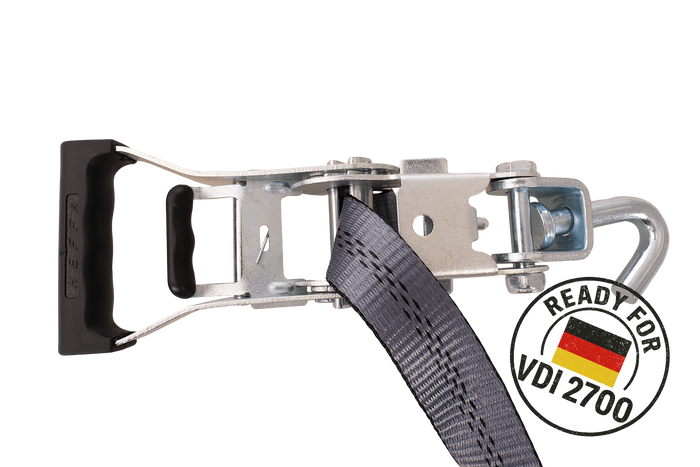 Sangle de transport, d'arrimage  pour dépanneuse HEFFA CARLINE 130,  pour roues 2,8 m/35 mm/3 t VDI 2700