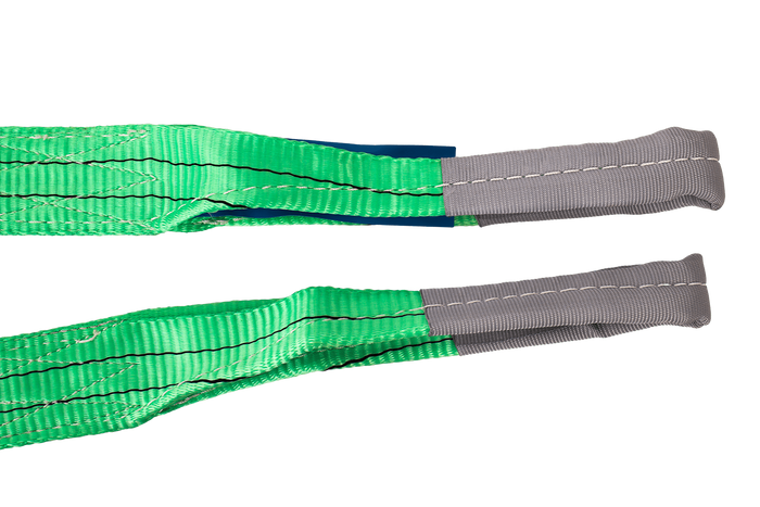 Élingue, sangle de levage HEFFA 2 m/60 mm/2 t avec boucles