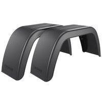 Kit de deux garde-boue pour remorque 13-14" DOMAR D20112 passages de roues plats 660/190mm