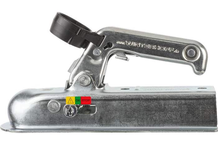 Attelage à boule WINTERHOFF WW8-E pour remorque 800kg avec timon carré 50mm