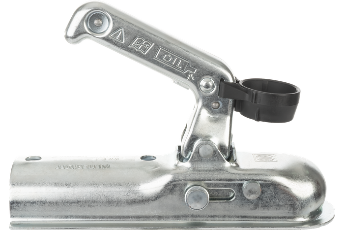 Attelage à boule WINTERHOFF WW8-A pour remorque 800kg avec timon tubulaire de 50mm