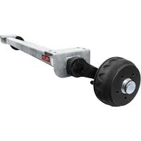 Essieu freiné KNOTT VGB13 pour remorque bateau 1350kg 1700mm 2200mm 5x112