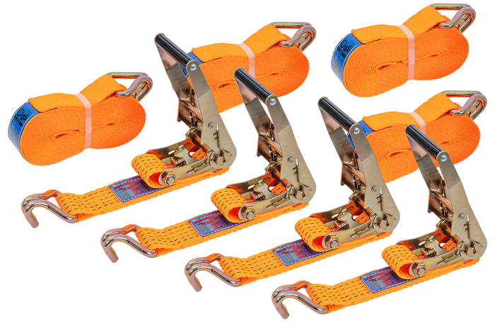 Kit de quatre sangles de transport avec tendeur UNITRAILER 8m/50mm/5t