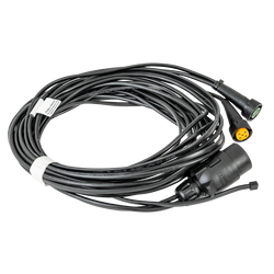 Faisceau électrique pour installation remorque ASPÖCK 4,5 m, fiche 7 broches, baïonnettes 2x 5 broches