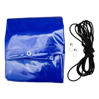 Bâche bleue 110 cm pour la remorque 230x125 cm Garden Trailer 230 KIPP