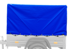 Bâche haute bleue pour la remorques 150x106 cm Garden Trailer 150 KIPP