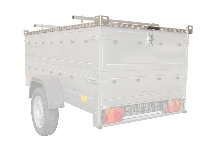 Capot de remorque UNITRAILER GARDEN TRAILER 200 KIPP avec cylindres / serrure à clé