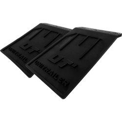 Kit de bavettes en caoutchouc UNITRAILER, couvre-ailes courbés 185/233mm