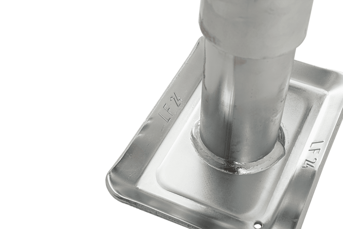 Support de manivelle SIMOL S.170033 pour remorque, plateau 1300 kg