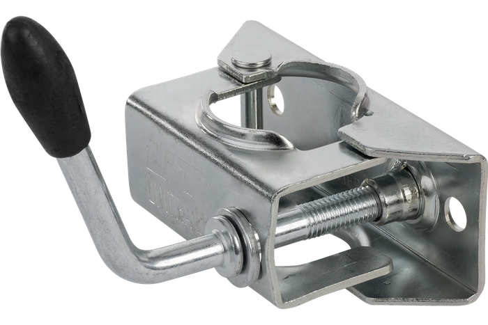 Roue jockey avec collier Unitrailer pour remorque 150 kg LB 48 mm 