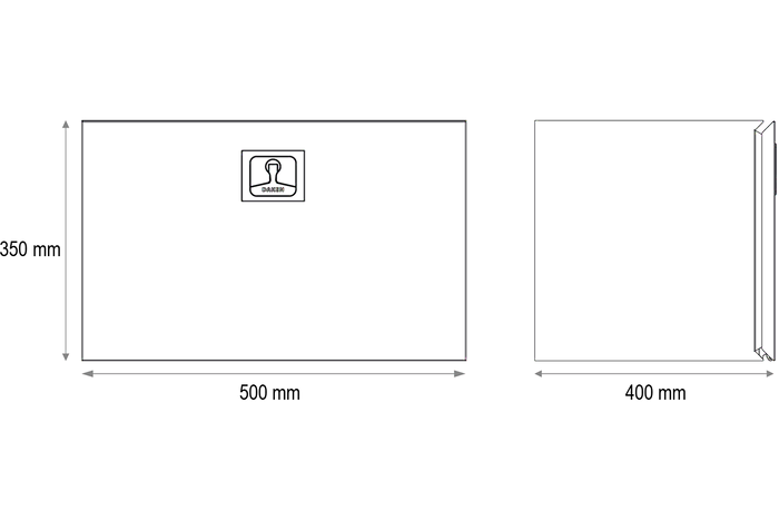 Coffre à outils DAKEN 8Z3110 Z31 500x350x400mm 63l