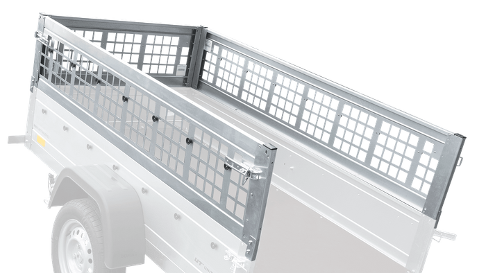 Ridelles grillagées pour la remorque UNITRAILER GARDEN TRAILER 200 KIPP