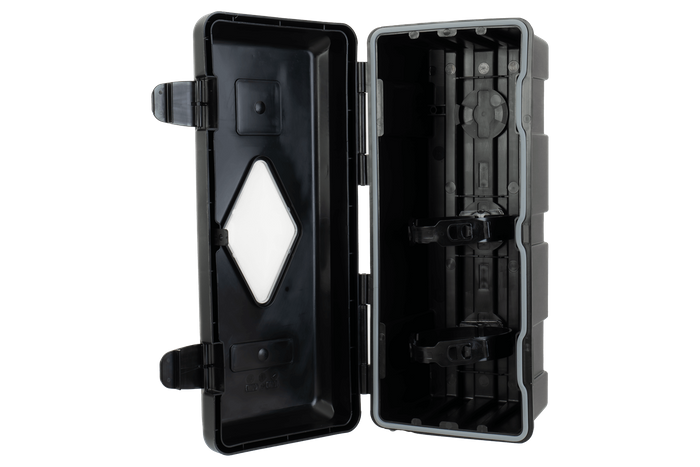 Boîtier, caisse extincteur 6kg DAKEN 82000 ADAMANT 671x310x247mm noir