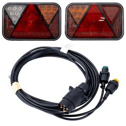 Feux arrière LED FRISTOM + faisceau MANTES 4m 7PIN
