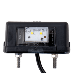 Éclairage de plaque d'immatriculation à LED WAŚ W52 avec câble de 0,2 m