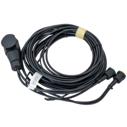 Installation électrique MANTES, faisceau de remorque, 5 m, prise 13 broches, 2 baïonnettes 5 broches