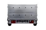 Remorque de voiture Garden Trailer 201 KIPP 500 kg 200 x 125 cm [avec rehausses de ridelles et roue jockey]