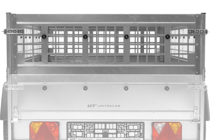 CÔTÉS GRILLAGÉS Unitrailer GARDEN TRAILER 201 KIPP