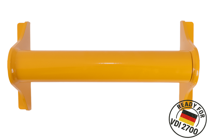 Bloque roue, calle universelle jaune PRAMAR Radstopper VDI 2700 pour dépanneuse