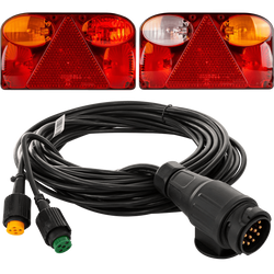 Feux arrière FRISTOM FT-088 + faisceau MANTES 7m, 13 broches