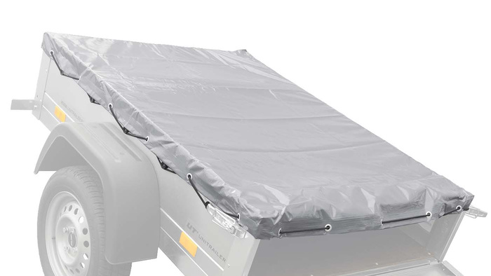 Bâche plate grise pour remorque Garden Trailer 150 KIPP