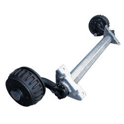 Essieu freiné AL-KO COMPACT pour remorque / dépanneuse 750kg 700mm 1100mm 5x112