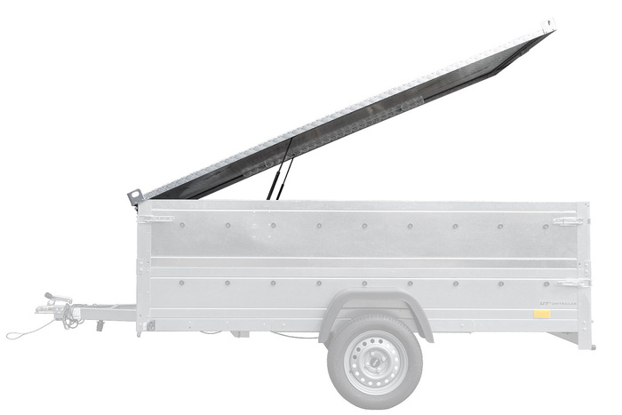 Capot de remorque UNITRAILER GARDEN TRAILER 230 KIPP avec cylindres / serrure à clé