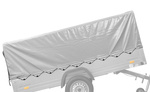 Bâche pour le châssis, arceau h-800 UNITRAILER bâche pour la remorque 264x125cm GARDEN 264 KIPP et EXPERT PLUS 2612