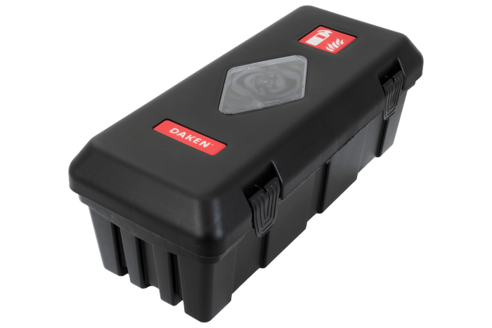 Coffret extincteur 9 kg DAKEN 82010 ADAMANT 671x310x247mm noir