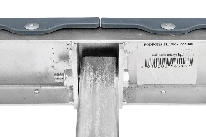 Support de patin double - PZ2 H=400 mm