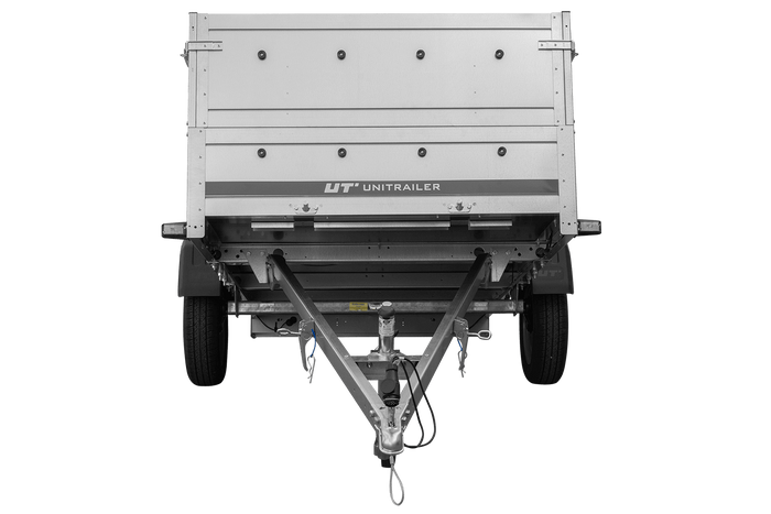 Unitrailer Remorque de Jardin 264 KIPP (Neuf) avec Roue Jockey et Planches Bis