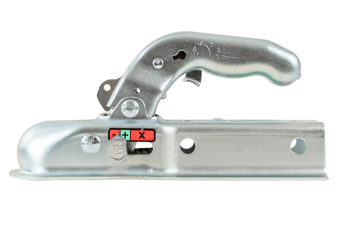 Attelage à boule KNOTT K7.5-G pour remorque 750 kg avec timon carré de 45 mm