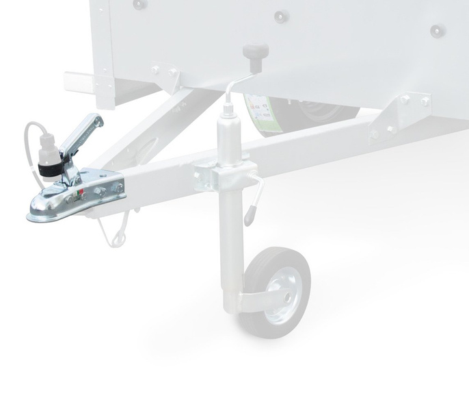 Attelage à boule WINTERHOFF WW8-Y pour remorque 800kg avec timon en V